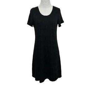 Neesha small black textured dress